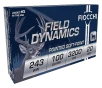 Fiocchi Shooting Dynamics  243 Winchester 100 Grain Centerfire Rifle Ammo