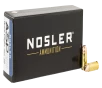 Nosler Match Grade JHP 9mm Luger 115 Grain Handgun Ammo