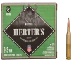 Herter s  243 Winchester 100 Grain Soft Point Centerfire Rifle Ammo