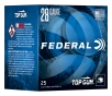 Federal Top Gun Sporting Clay Target Shotshells - 28 Gauge -  8 - 2 75  - 25 Rounds