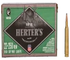 Herter s  22-250 Remington 55 Grain Soft Point Centerfire Rifle Ammo
