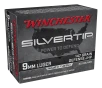 Winchester Silvertip HP 9mm Luger 147 Grain Handgun Ammo
