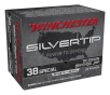 Winchester Silvertip HP  38 Special 110 Grain Handgun Ammo