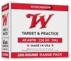 Winchester  45 ACP 230 Grain FMJ Handgun Ammo