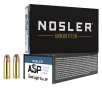 Nosler Match Grade JHP 9mm Luger 124 Grain Handgun Ammo