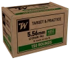 Winchester M855 Green Tip 5 56x45mm NATO 62 Grain FMJ Centerfire Rifle Ammo - 150 Rounds