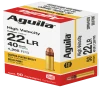Aguila SuperExtra  22 LR 40 Grain High Velocity Rimfire Ammo