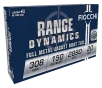 Fiocchi Shooting Dynamics  308 Winchester 150 Grain Centerfire Rifle Ammo