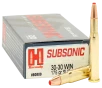 Hornady Subsonic  30-30 Win 175 Grain SUB-X Rifle Ammunition