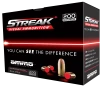 Ammo Inc  Streak Visual 9mm Luger 124 Grain Jacketed Hollow Point 1017 fps Centerfire Handgun Ammo
