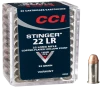 CCI Stinger  22 LR 32 Grain Rimfire Ammo