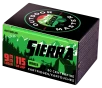Sierra Outdoor Master 9mm Luger 115 Grain Jacketed Hollow Point Centerfire Handgun Cartridges