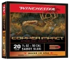Winchester Copper Impact Sabot Slug Shotshells - 20 Gauge - Sabot Slug - 2 75  - 5 Rounds