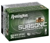 Remington Subsonic  22 LR 40 Grain Copper Plated Hollow Point Rimfire Ammo - 50 Rounds