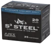 Apex Waterfowl S3 Steel Shotshells - 20 Ga  - 1 oz  - 2 Shot - 25 Rounds