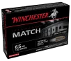 Winchester Match BTHP Centerfire 6 5 PRC 140 Grain Rifle Ammo