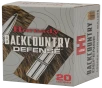 Hornady Backcountry Defense 10mm Auto 200 Grain DGH Handgun Ammo