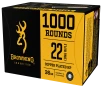 Browning BPR Copper Plated HP  22 Long Rifle 36 Grain Rimfire Ammo