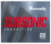 Hornady Subsonic  338 ARC 307 Grain SUB-X Centerfire Rifle Ammo