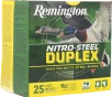 Remington Nitro-Steel Duplex High Velocity Steel Blend 12-Ga  3  1-1 4 oz  Shotshells - BB  4 - 250 Rounds