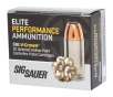 Sig Sauer Elite Performance  40 S W 165 Grain V-Crown Handgun Ammo
