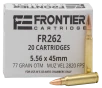 Frontier 5 56x45mm NATO 77 Grain Centerfire Rifle Ammo