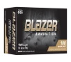 CCI Blazer Brass 9mm Luger 115 Grain Handgun Ammo - 100 Rounds