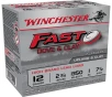 Winchester Fast Dove High Brass 12-Ga  2-3 4  1 oz  Lead Shotshells -  7 5 - 250 rounds