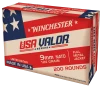 Winchester USA VALOR Series Limited-Edition 9mm NATO 124 Grain Handgun Ammo