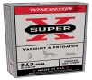 Winchester Super-X  243 Winchester 80 Grain JSP Centerfire Rifle Ammo