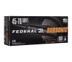 Federal Subsonic  45-70 Government 300 Grain Fusion Bonded Soft Point Centerfire Rifle Ammo