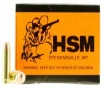 HSM 10MM2N Training  10mm Auto 180 gr Full Metal Jacket  FMJ  50 Bx  20 Cs