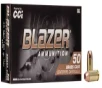 CCI 5220 Blazer Brass 40 S W 180 gr Full Metal Jacket  FMJ  50 Bx  20 Cs