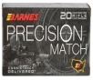 Barnes Bullets 30166 Precision Match  6 5 Creedmoor 140 gr Open Tip Match Boat Tail 20 Box