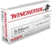 Winchester Ammo Q3131KY USA 5 56x45mm NATO 55 gr Full Metal Jacket Rifle Ammunition 20rd Box