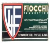 Fiocchi 308D Field Dynamics  308 Win 165 gr Pointed Soft Point  PSP  20 Bx  10 Cs