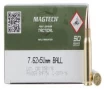 Magtech 762A Tactical Training  7 62x51mm NATO 147 gr Full Metal Jacket  FMJ  50 Bx  8 Cs