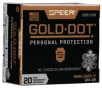 Speer Ammo 23617GD Gold Dot Personal Protection 9mm Luger  P 124 gr Hollow Point  HP  20 Bx  10 Cs