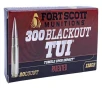 Fort Scott Munitions 300 Blackout 115 gr SCS Tumble Upon Impact  TUI  20rd Box