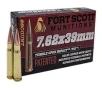 Fort Scott Munitions 7 62x39mm 117 gr SCS Tumble Upon Impact  TUI  20rd Box