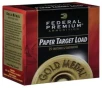 Federal GMT1178 Premium Gold Medal Grand Paper 12 Gauge 2 75  1 1 8 oz 8 Shot 25 Bx  10 Cs
