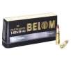 BELOM BRASS CASE AMMO 7 62X39mm 123GR FMJ 20RD