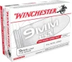 Winchester Ammo USA 9mm 115 Gr Full Metal Jacket  FMJ  200rds