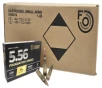 Federated Ordnance  5 56 55gr FMJ Full Metal Jacket  New Brass Ammunition 1000 rd CASE