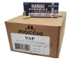 Fiocchi Range Dynamics 9AP 9mm 115Gr Brass FMJ Ammunition 1000Rd Case