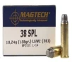 Magtech 38J Range Training  38 Special 158 gr Lead Semi Wadcutter  LSWC  50 Bx  20 Cs