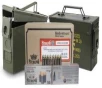 Sterling 9mm 115 Gr FMJ Steel Cased Ammo 1500rd CASE W 2 Ammo Cans