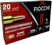 Fiocchi 6CMTT Hyperformance  6mmCreedmoor 80gr Barnes Tipped TSX 20 Per Box 10 Case