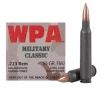Wolf Military Classic  223rem Non-Corrosive  55gr FMJ  500rd Case