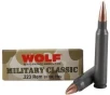 Wolf Military Classic  223rem Non-Corrosive  55gr FMJ  20rd Box